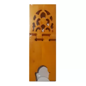 رحل قرآن چوبی طرح کنگره متوسط ابعاد 42در14.5 سانت کد 103569