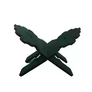 رحل قرآن ام دی اف مخمل 28در13 با نوشته الله-سبز تیره کد 10433303