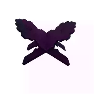 رحل قرآن ام دی اف مخمل 28در13 با نوشته الله-بنفش کد 10433305