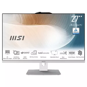 کامپیوتر آل‌این‌وان 27 اینچ MSI Modern AM272P 1M Core 3 100U 8GB DDR5 1TB M.2 Full HD