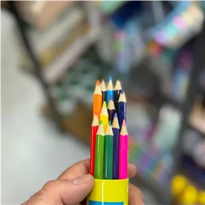 مداد رنگی ۱۲ رنگ موشکی اسکول فنس