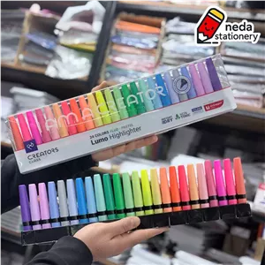 ماژیک هایلایتر سی کلاس ۲۴ رنگ مدل لومو