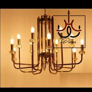 لوستر مدرن لومینا کلاسیک | مناسب سالن پذیرایی | کد OBH-126 | برند رومالوستر