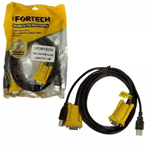 کابل 1.5 متری KVM USB آی فورتک IFORTECH