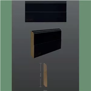 قرنیز ۱۰ سانتی‌متری MDF یشیل سری نئوکلاسیک کد 2508
