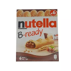 شکلات بیسکویتی بی ردی نوتلا بسته 6 عددی