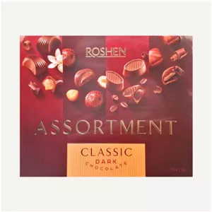 شکلات کادویی مخلوط تلخ روشن Assortment Classic Dark Chocolate