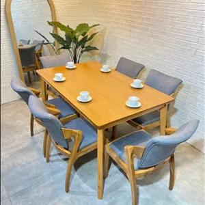 میزوصندلی ناهارخوری۶نفره چوبی مدل پیچک بوگاتیک۹۸۷