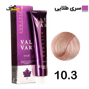 رنگ مو وال وار بلوند چای سری طلایی شماره 10.3 حجم 120 میلی لیتر