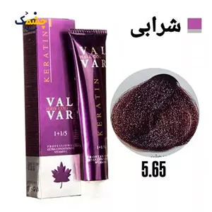 رنگ مو وال وار شرابی روشن سری شرابی شماره 5.65 حجم 120 میلی لیتر