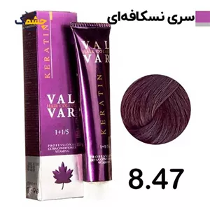 رنگ مو وال وار بلوند نسکافه ای سری نسکافه ای شماره 8.47 حجم 120 میلی لیتر