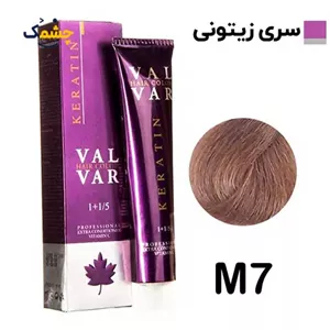 رنگ مو وال وار بلوند زیتونی روشن سری زیتونی شماره m7 حجم 120 میلی لیتر