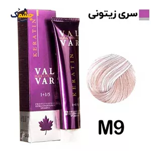 رنگ مو وال وار بلوند زیتونی پلاتینه سری زیتونی شماره m9 حجم 120 میلی لیتر