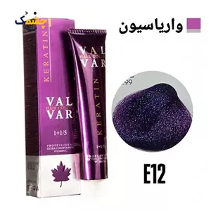 رنگ مو وال وار بنفش سری واریاسیون شماره E12 حجم 120 میلی لیتر
