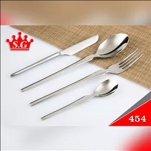 سرویس قاشق چنگال 18 نفره اس جی مدل 454m