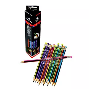 مداد ای اف اسکول مکس مدل 3001 بسته 12 عددی