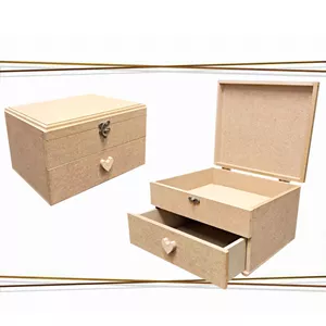 بیس خام MDF جعبه پذیرایی کشودار