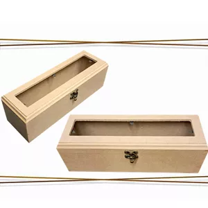 بیس خام MDF جعبه درب شیشه ای 3010