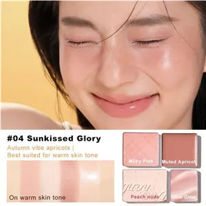 پالت رژگونه و هایلایت 2 در 1 Judy Doll - درخشش طبیعی و رنگ‌دهی شاداب 2 in 1 Blush Highlight Palette