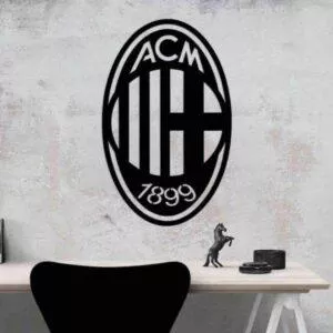 تابلو چوبی لوگو آ.ث. میلان