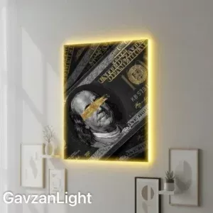 تابلو بک لایت دلار