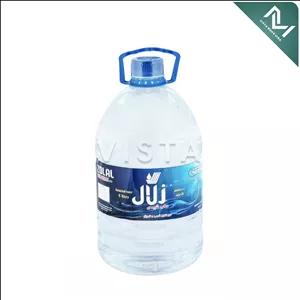 آب مقطر زلال 5 لیتری  دیونیزه یکبار تقطیر