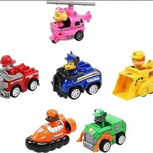 سگ های نگهبان با ماشین عقب کش مجموعه ۶عددی