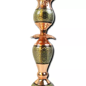 جفت لاله مس و خاتم اصفهان (ارتفاع 30 سانتی متر 2عددی ) 