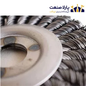 فرچه سیمی تخت بافته صنعت برس سایز 175 میلی متر