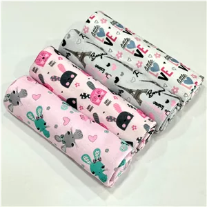 دستمال خشک کن 4 عددی نوزاد لوکی کارترز Lucky Carter's نخ پنبه 100٪