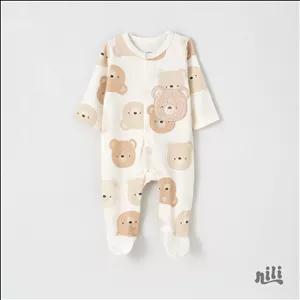 سویشرت خرس کارامل پسرانه لباس خانگی برند نیلی