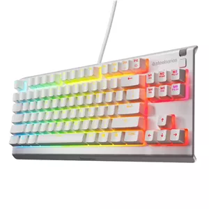 کیبورد SteelSeries Apex 3 TKL سفید
