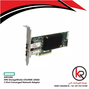 کارت CNA اچ پی مدل HPE StorageWorks CN1000E 10GbE 2-Port Converged Network Adapter | AW520A