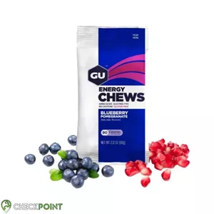 پاستیل انرژی GU ENERGY CHEWS BLUEBERRY POMEGRANATE