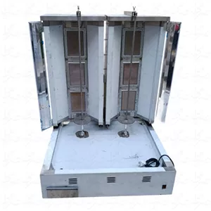کباب ترکی دو سیخ رومیزی مدل حرفه ای SKBTKH2S - دستگاه شاورما دو سیخ - دونر کباب دو سیخ