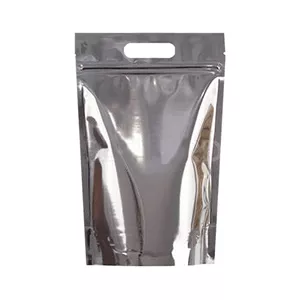 زیپ کیپ نقره ای سایز 15*10 | بسته یک کیلویی