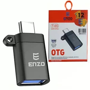 تبدیل اوتی جی (OTG ) USB A  به TYP C  انزو (ENZO) مدل T 65