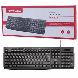 کیبورد سیم دار تسکو (TSCO) مدل TK 8025 (با گارانتی یکساله تسکو)