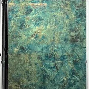 سرامیک اسلب پرسلان 120x270 نانو پولیش سبز رگه طلایی مدل جیم استون نوین سرام