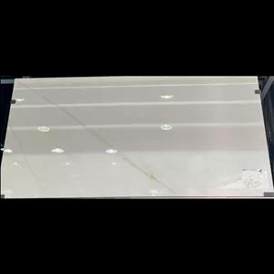 سرامیک لوتوس مدل برایتون 60*120 نانو پولیش سفید رگه طلایی کلکته گلد تولید کاشی الوند