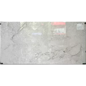 سرامیک لوتوس مدل الکا 60*120 نانو پولیش نسکافه ای روشن طرح سنگ تولید کاشی الوند