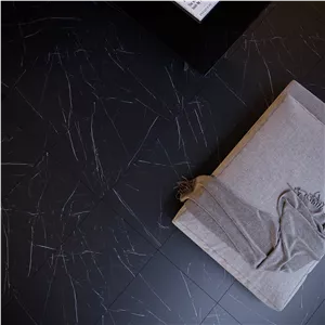 اسلب نرو مارکویین مات 120*280 مشکی با رگه سفید نچرال