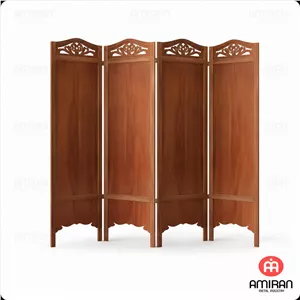 پاراوان ساده رنگ عسلی