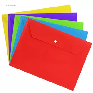 پوشه دکمه دار A4 - بسته 5 عددی