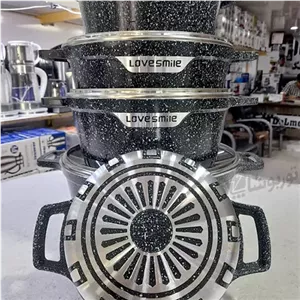 سرویس قابلمه 10 پارچه لایف اسمایل  p7-10 Life Smile