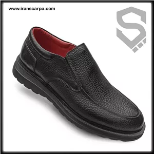 کفش چرم مردانه ساده مدل بوفا