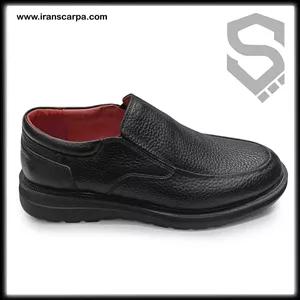 کفش چرم مردانه ساده مدل بوفا