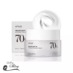 کرم مرطوب کننده و تسکین دهنده آنوا ANUA Heartleaf 70% Intense Calming Cream – حجم 50 میل
