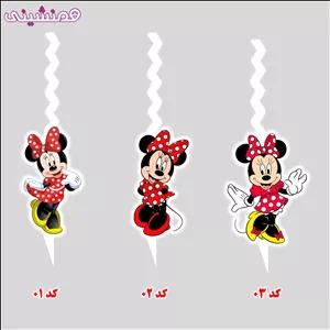 شمع‌های زیبای شخصیت تم مینیموس قرمز