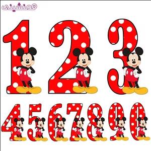 استند چوبی 60 سانتی اعداد جشن و تولد تم میکی موس